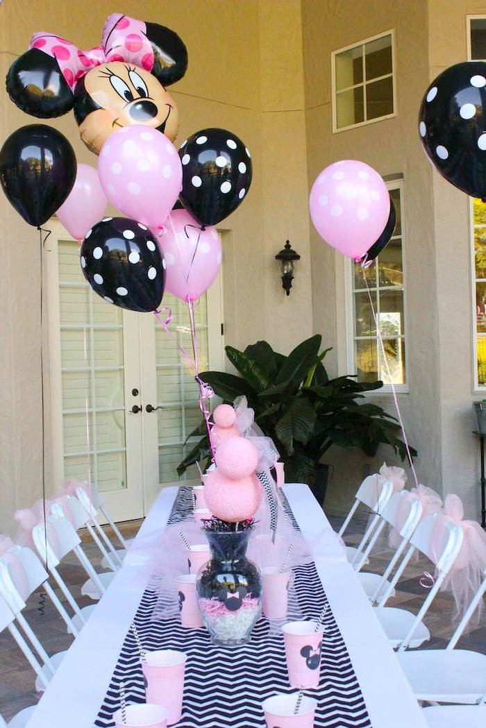 Minnie Mouse Themed Birthday Party
 Kara s Party Ideas Minnie Mouse Themed Birthday Party