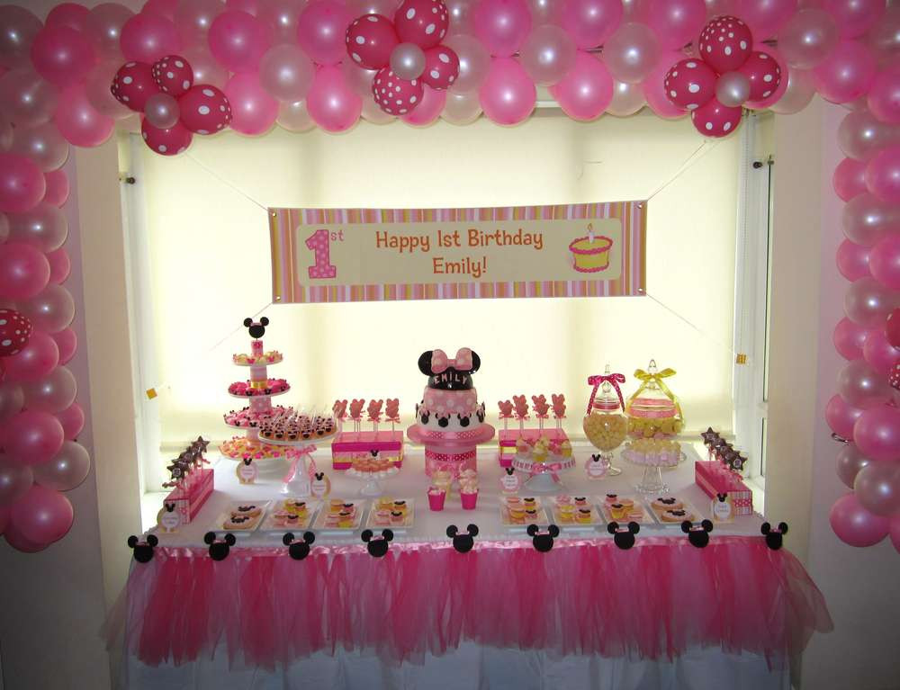 Minnie Mouse Themed Birthday Party
 Minnie Mouse Birthday Party Ideas 1 of 15