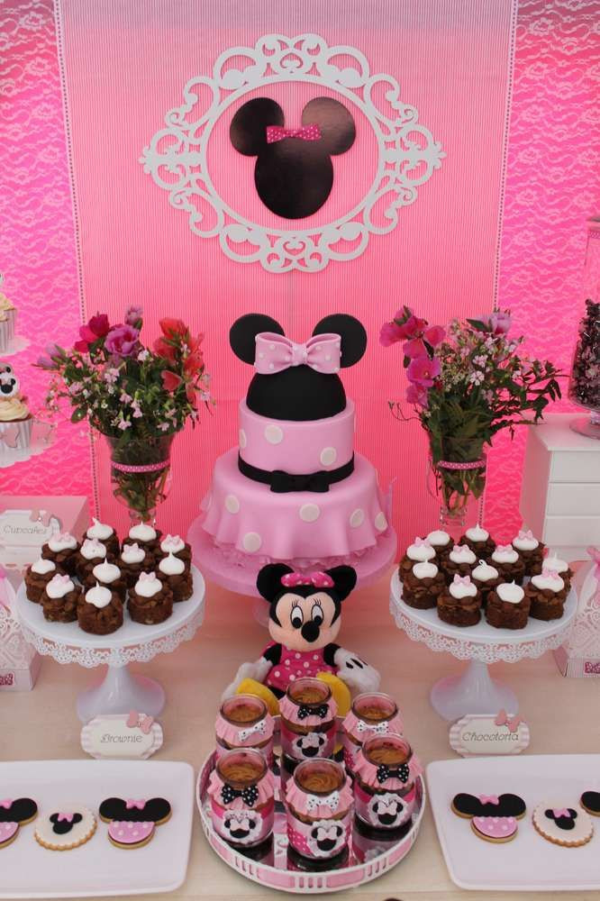 Minnie Mouse Themed Birthday Party
 1207 best Minnie Mouse Party Ideas images on Pinterest