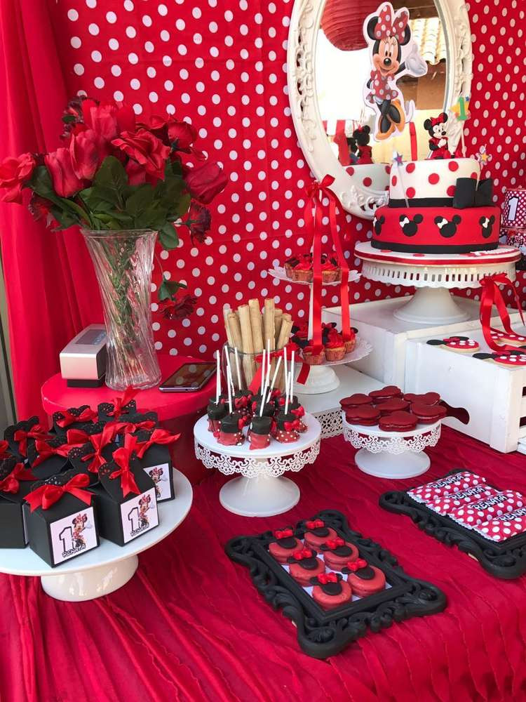 Minnie Mouse Themed Birthday Party
 Mickey Mouse Minnie Mouse Birthday Party Ideas