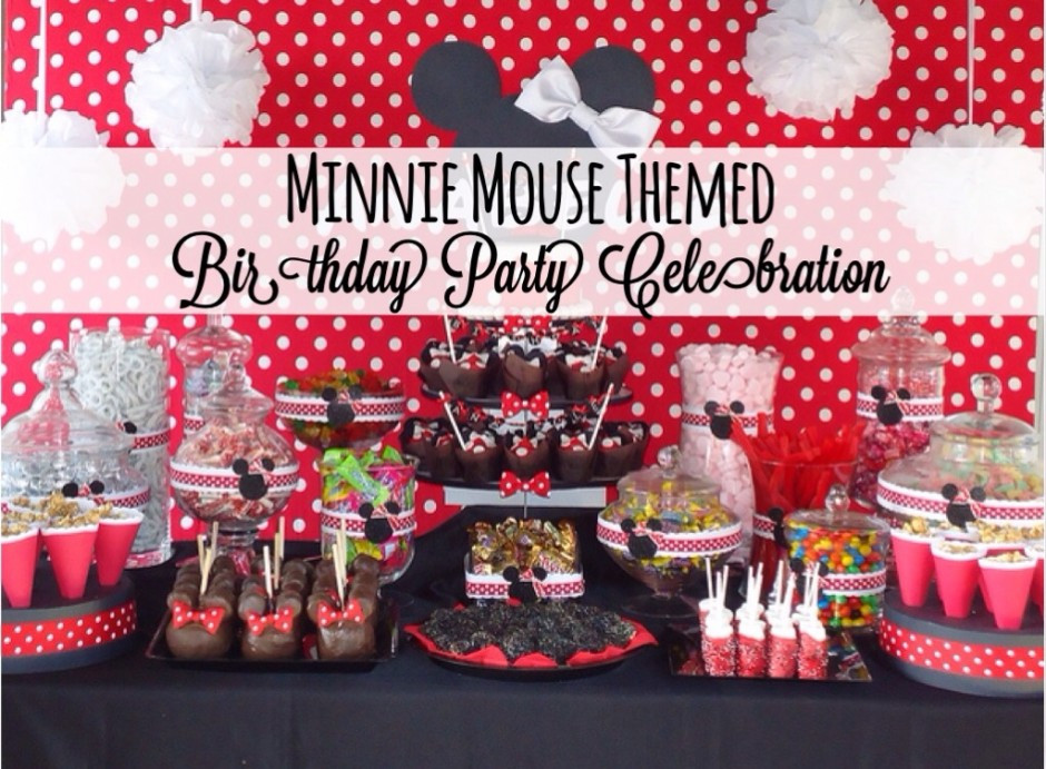 Minnie Mouse Themed Birthday Party
 Minnie Mouse Themed Birthday Party Celebration