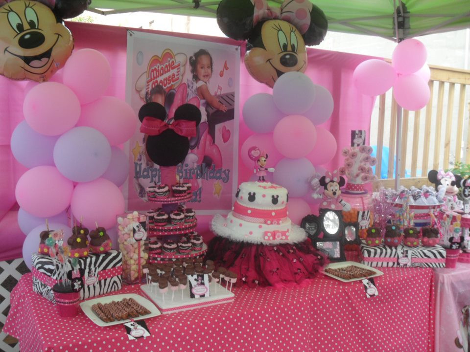 Minnie Mouse Themed Birthday Party
 Regina s Party Events Kayla s 1st Birthday Minnie Mouse
