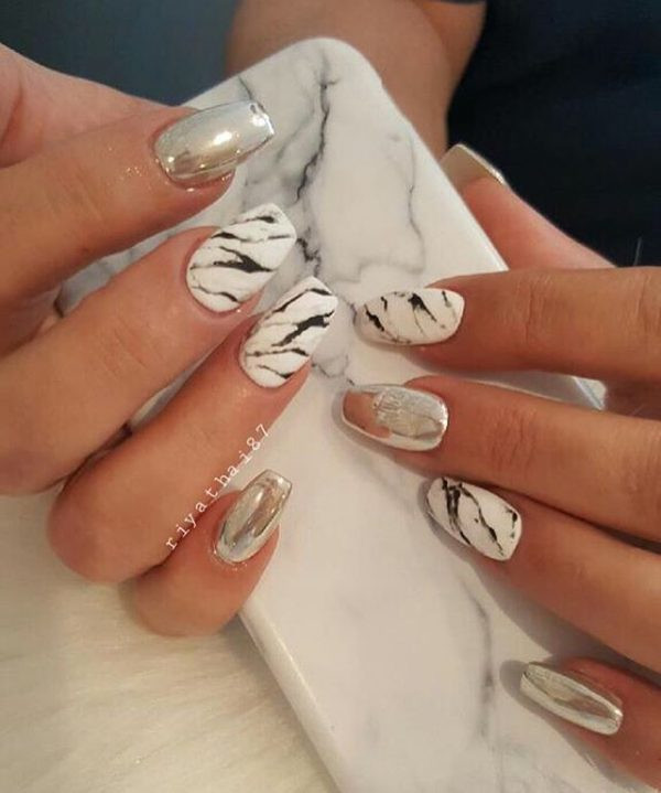 Mirror Nail Designs
 Fabulous Mirror Nail Designs That Will Glam Up Your Nails