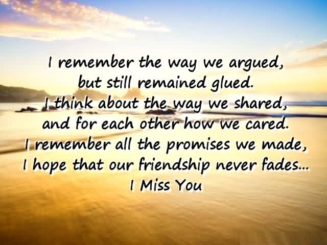 Missing A Friendship Quotes
 55 Sad Missing You Quotes For Friends