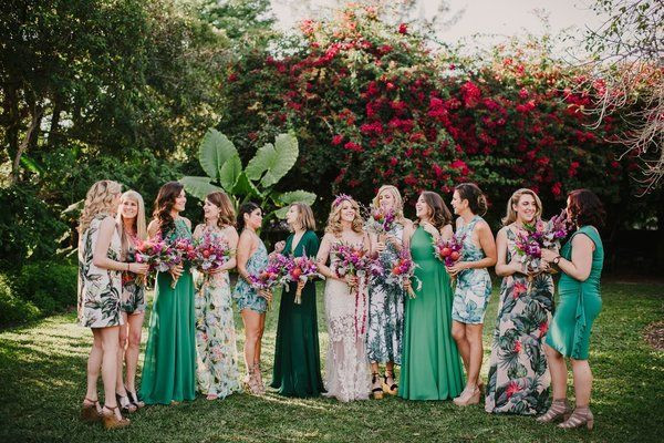Missy Stone Pre Wedding Gift
 19 Bridal Parties Who Perfected The Mismatched Dress Trend