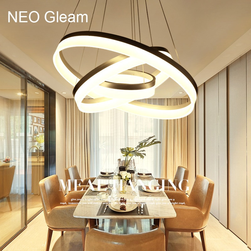 Modern Chandeliers For Living Room
 Luxury Modern chandelier LED circle ring chandelier light