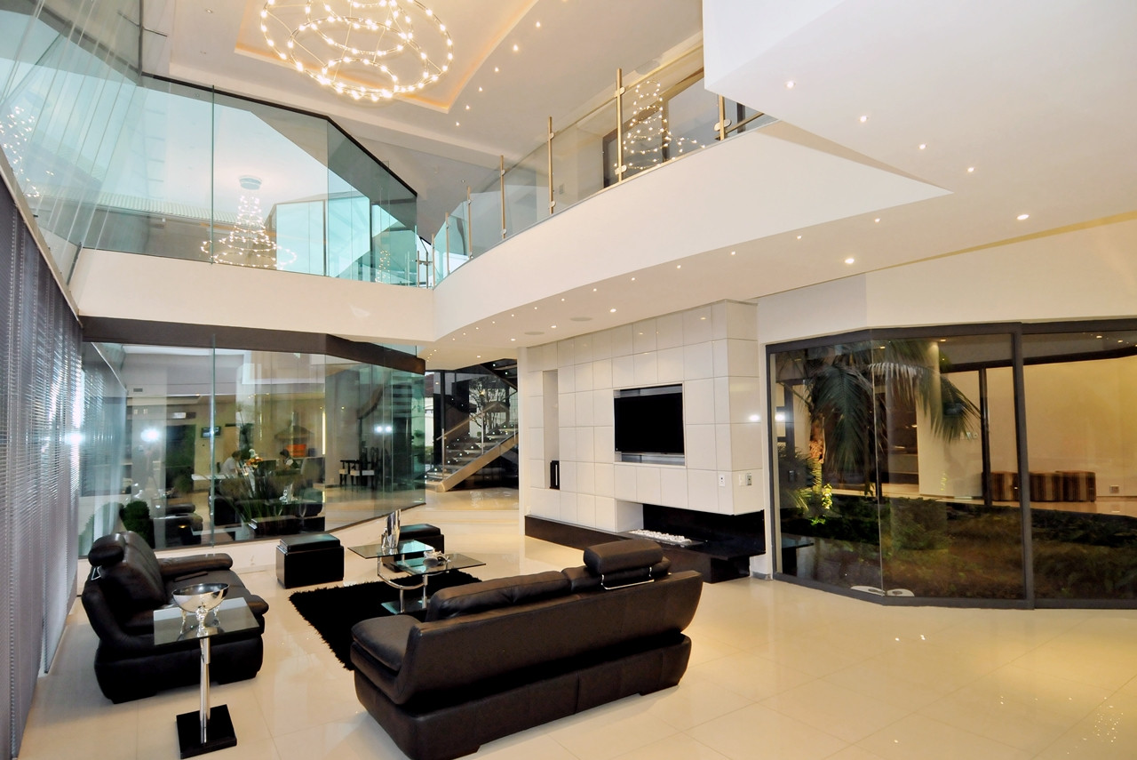 Modern House Living Room
 Huge Modern Home In Hollywood Style By Nico van der Meulen