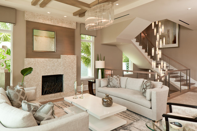 Modern Living Room Lighting
 Tanzania Chandelier Contemporary Living Room Stairwell
