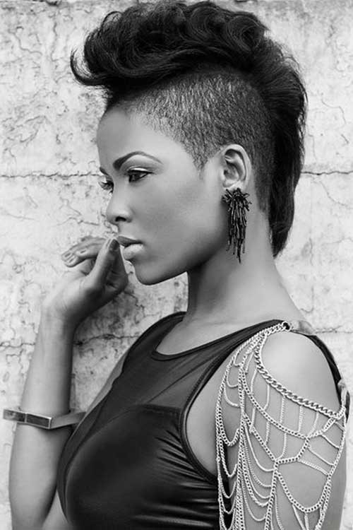 Mohawk Hairstyle For Female
 Mohawk Short Hairstyles for Black Women