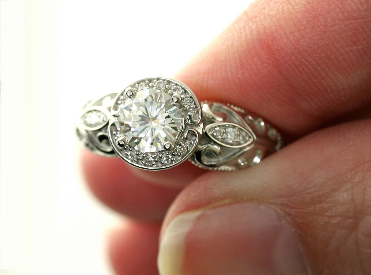 Moissanite Wedding Rings
 Unavailable Listing on Etsy
