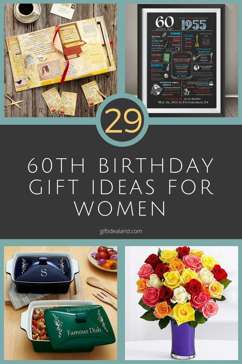 Mom 60th Birthday Gift
 29 Great 60th Birthday Gift Ideas For Her