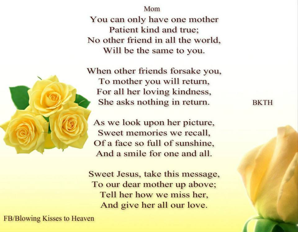 Mom Birthday In Heaven Quotes
 39 Missing My Mom In Heaven Quotes This Roses is for My