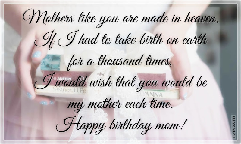 Mom Birthday In Heaven Quotes
 Mom In Heaven Quotes For QuotesGram