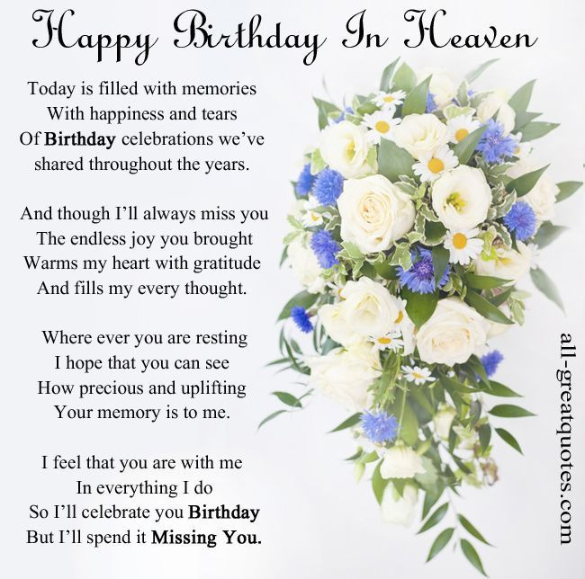 Mom Birthday In Heaven Quotes
 happy birthday mom in heaven Google Search