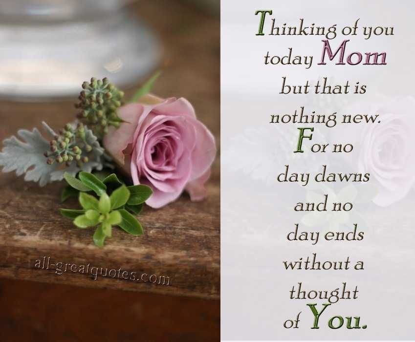 Mom Birthday In Heaven Quotes
 Mother In Heaven