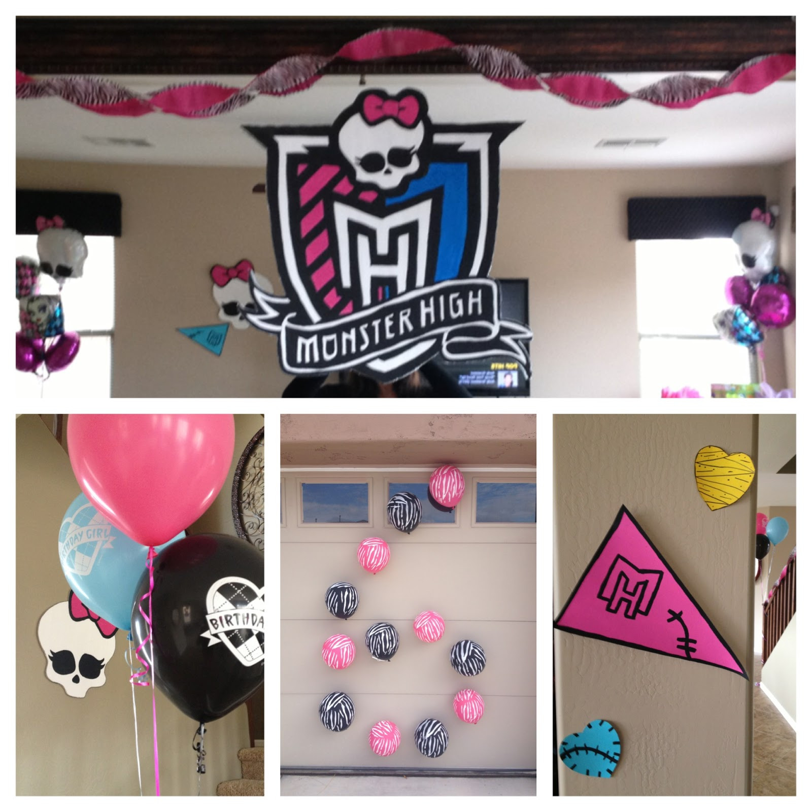 Monster High Birthday Party Supplies
 The Busy Broad Monster High Party Decorations