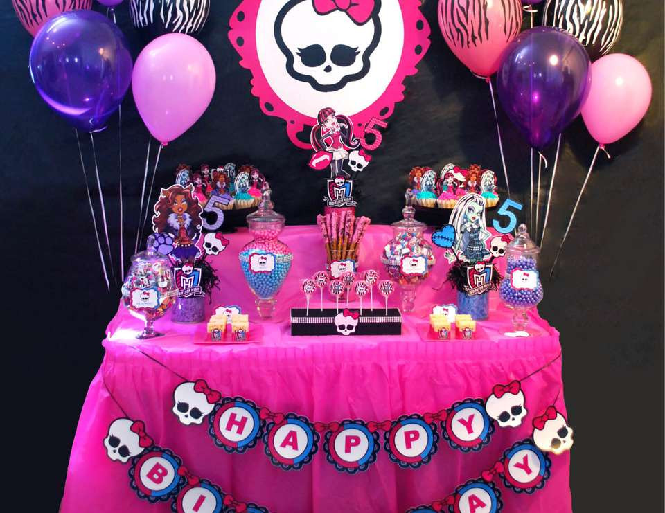 Monster High Birthday Party Supplies
 Monster High Birthday "Monster High Party"