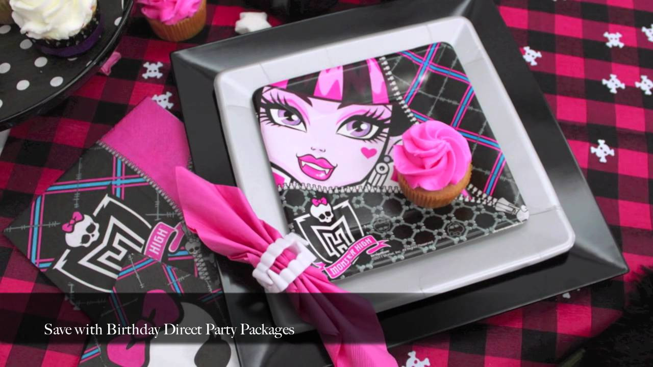 Monster High Birthday Party Supplies
 Monster High Party Supplies