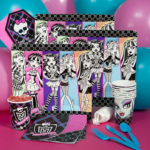 Monster High Birthday Party Supplies
 MONSTER HIGH Birthday PARTY Supplies plates cups napkins