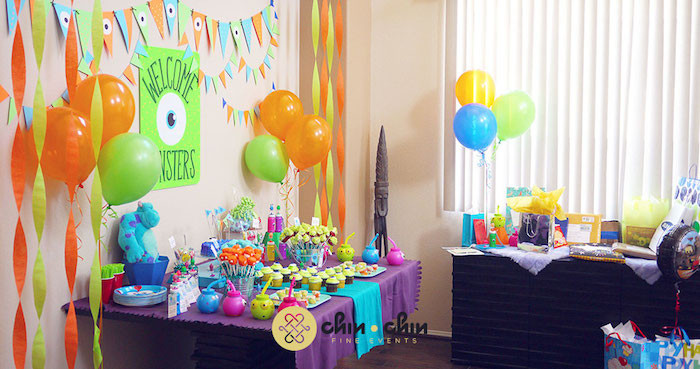 Monster Inc Birthday Party Ideas
 Kara s Party Ideas Monsters Inc Themed Birthday Party