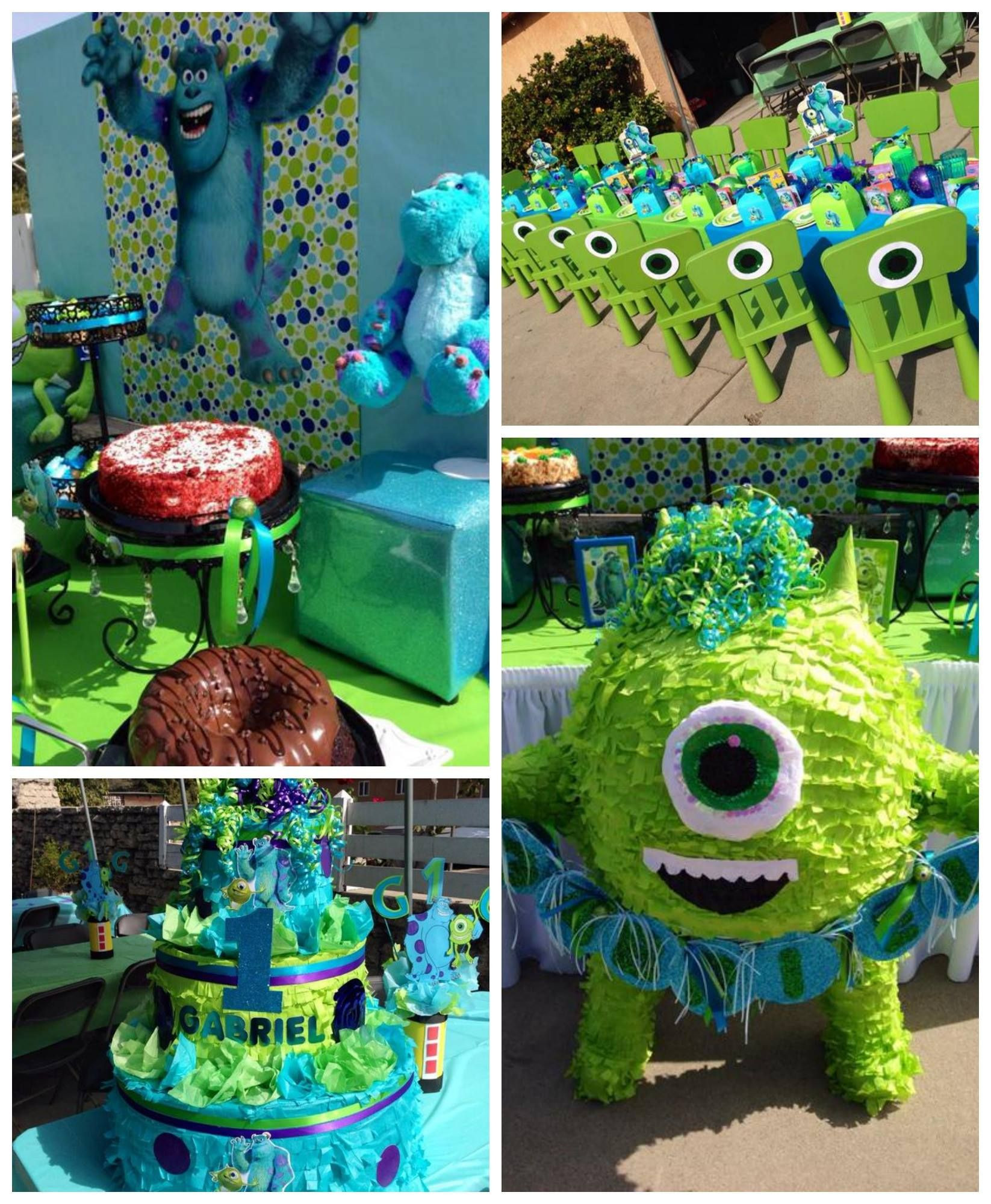 Monster Inc Birthday Party Ideas
 Pin by Catch My Party on 1st Birthday Party Ideas