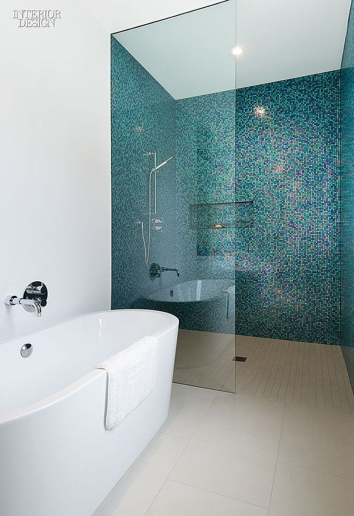 Mosaic Bathroom Tiles
 Remodel your blue bathroom with new accessories MessageNote