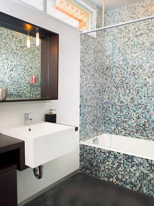 Mosaic Bathroom Tiles
 Mosaic Bathroom Tile Home Design Ideas Remodel