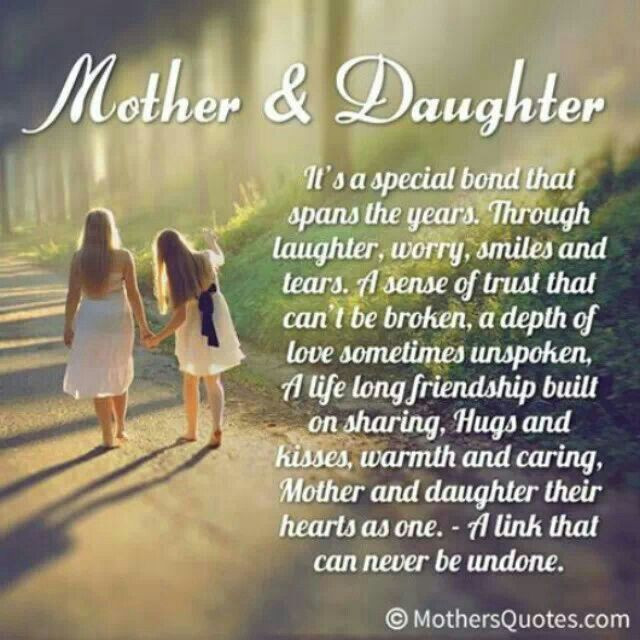 Mother And Daughter Quote
 Mother daughter quotes cute
