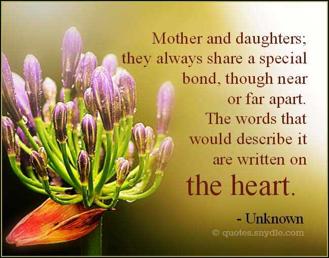 Mother And Daughter Relationship Quotes
 Mother Daughter Quotes with Image Quotes and Sayings