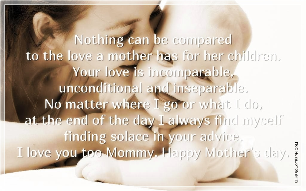 Mother And Her Children Quotes
 20 Beautiful Mothers Unconditional Love Quotes
