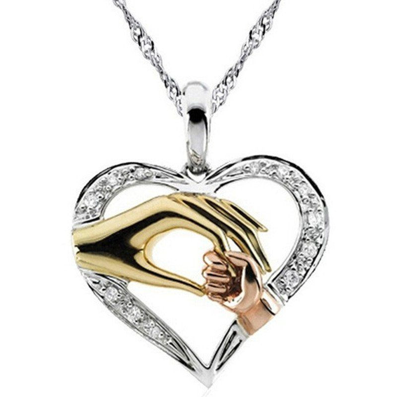 Mother Daughter Necklace Tiffany
 Mother Daughter Heart Pendant in 2019