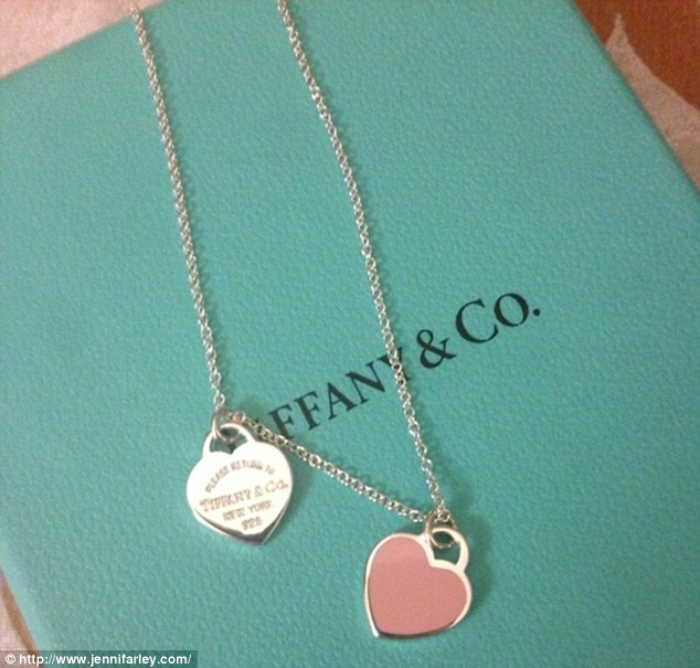 Mother Daughter Necklace Tiffany
 JWoww s a Tiffany necklace for her baby girl