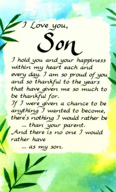 Mother To Son Birthday Quotes
 happy birthday to my son in heaven Yahoo Search Results