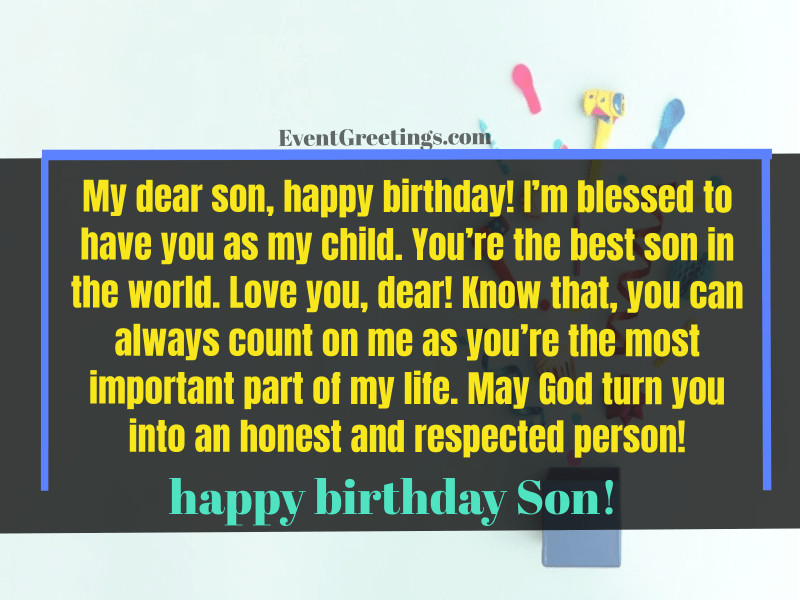 Mother To Son Birthday Quotes
 30 Best Happy Birthday Son From Mom Quotes With