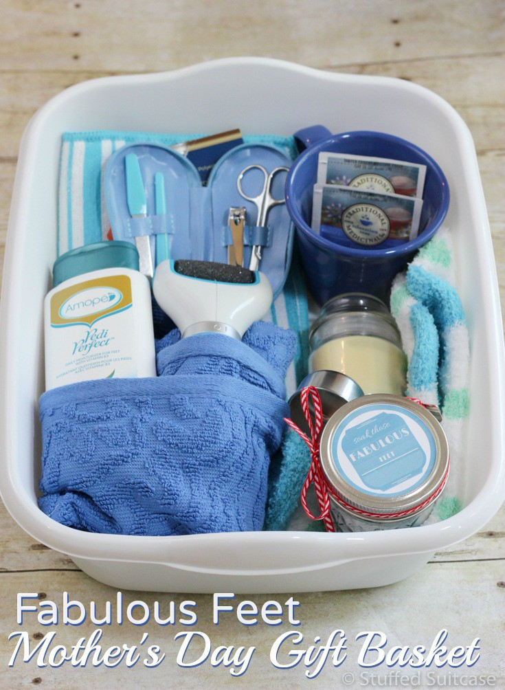 Mother'S Day Gift Basket Ideas
 Mother s Day Gift Basket with DIY Foot Soak