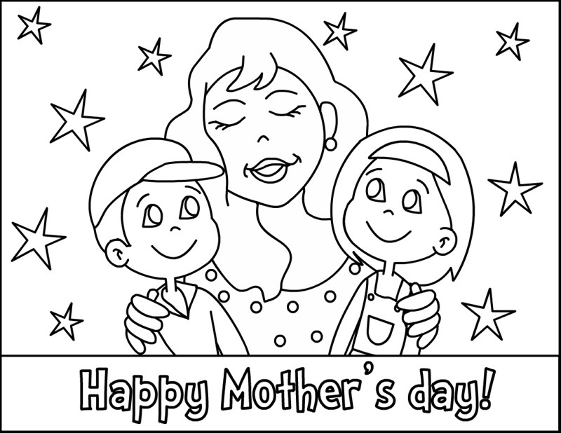 Mothers Day Coloring Pages For Toddlers
 Free Coloring Pages
