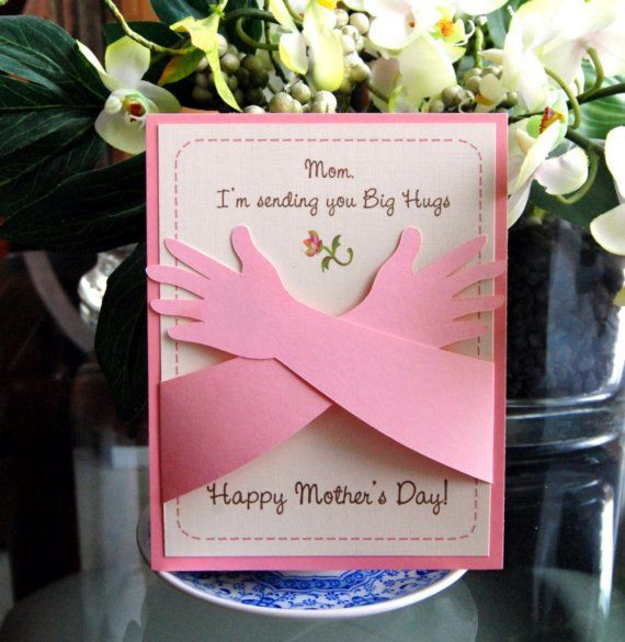 Mothers Day Gift Card Ideas
 Mother s Day Card Hugs I love you this much
