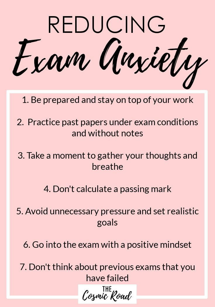 Motivational Quotes For Exams
 Reducing Exam Anxiety and Nerves