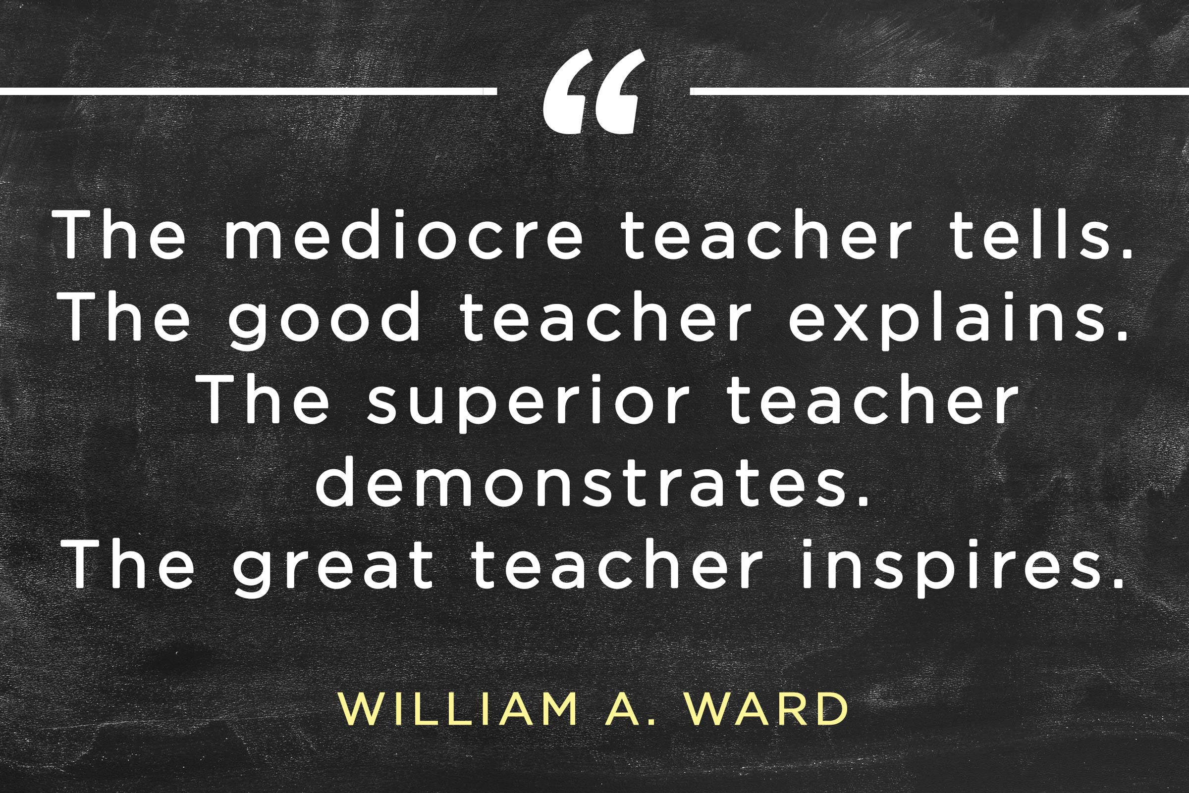 Motivational Quotes For Teachers
 Inspirational Teacher Quotes
