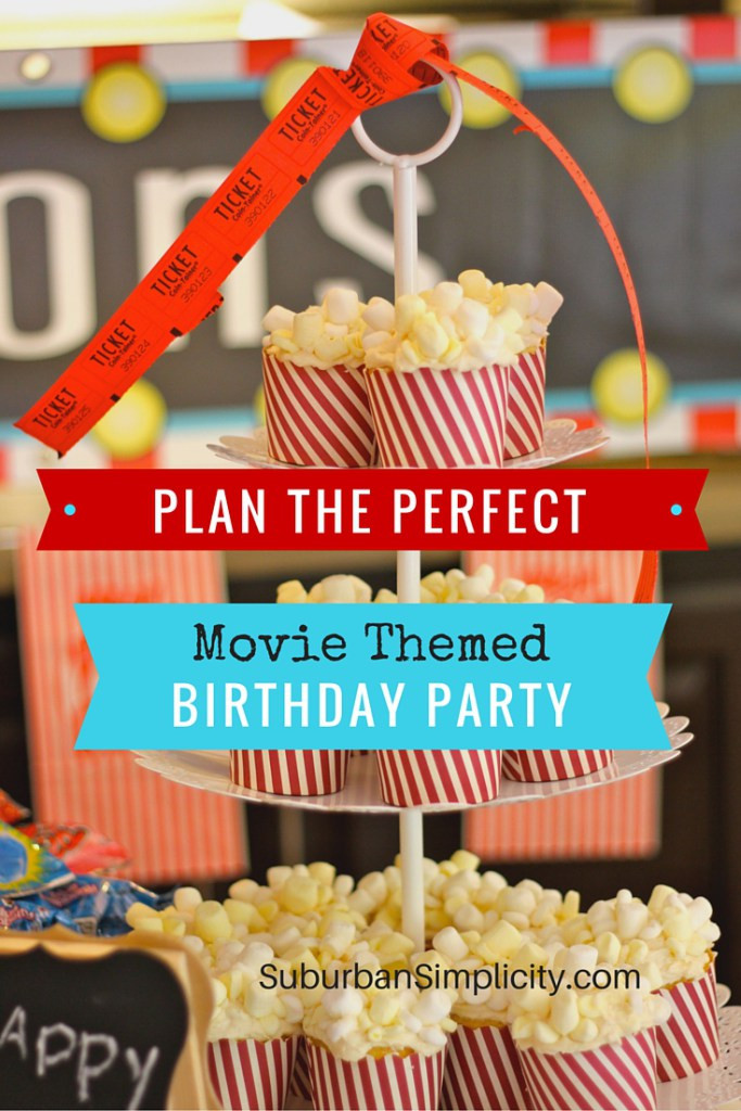Movie Themed Birthday Party
 Be Inspired Link Party