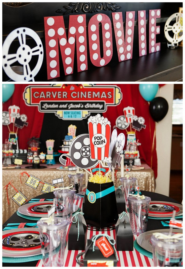 Movie Themed Birthday Party
 A Hollywood Movie Party feature on Anders Ruff Custom Designs
