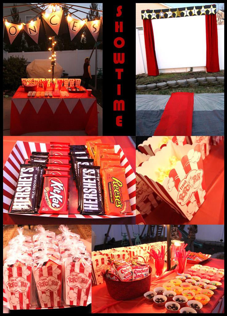 Movie Themed Birthday Party
 Like Mom And Apple Pie "Show Time" A Movie Themed
