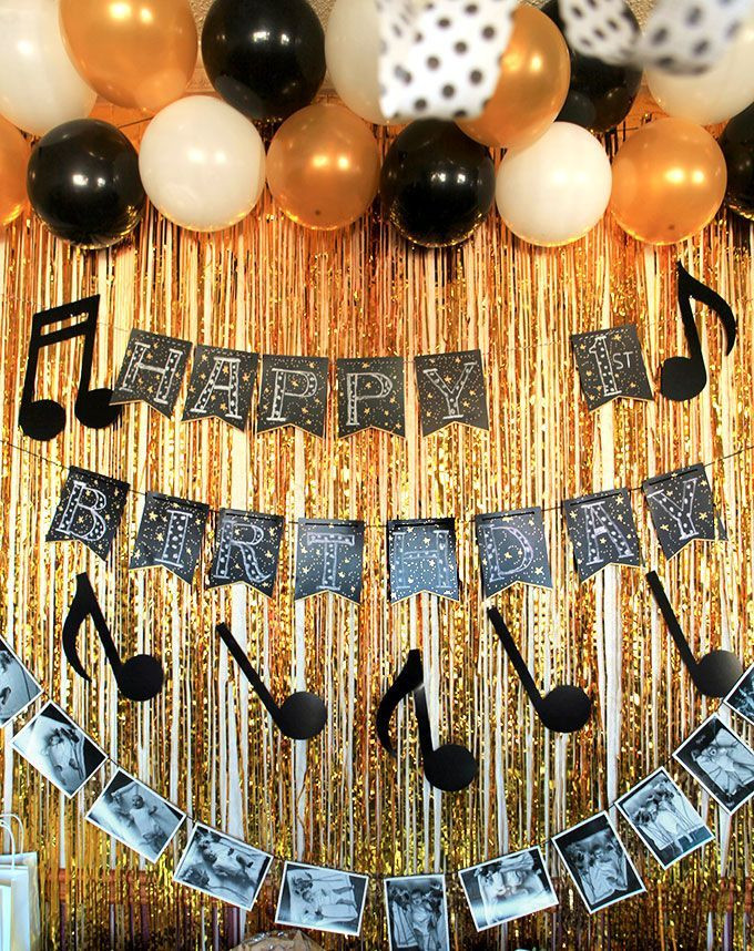 Music Crafts For Adults
 A Music Themed First Birthday Party in 2019