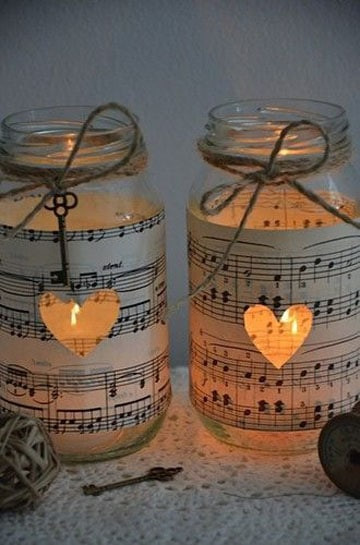 Music Crafts For Adults
 Ideas de souvenirs con frascos de vidrio para decorar