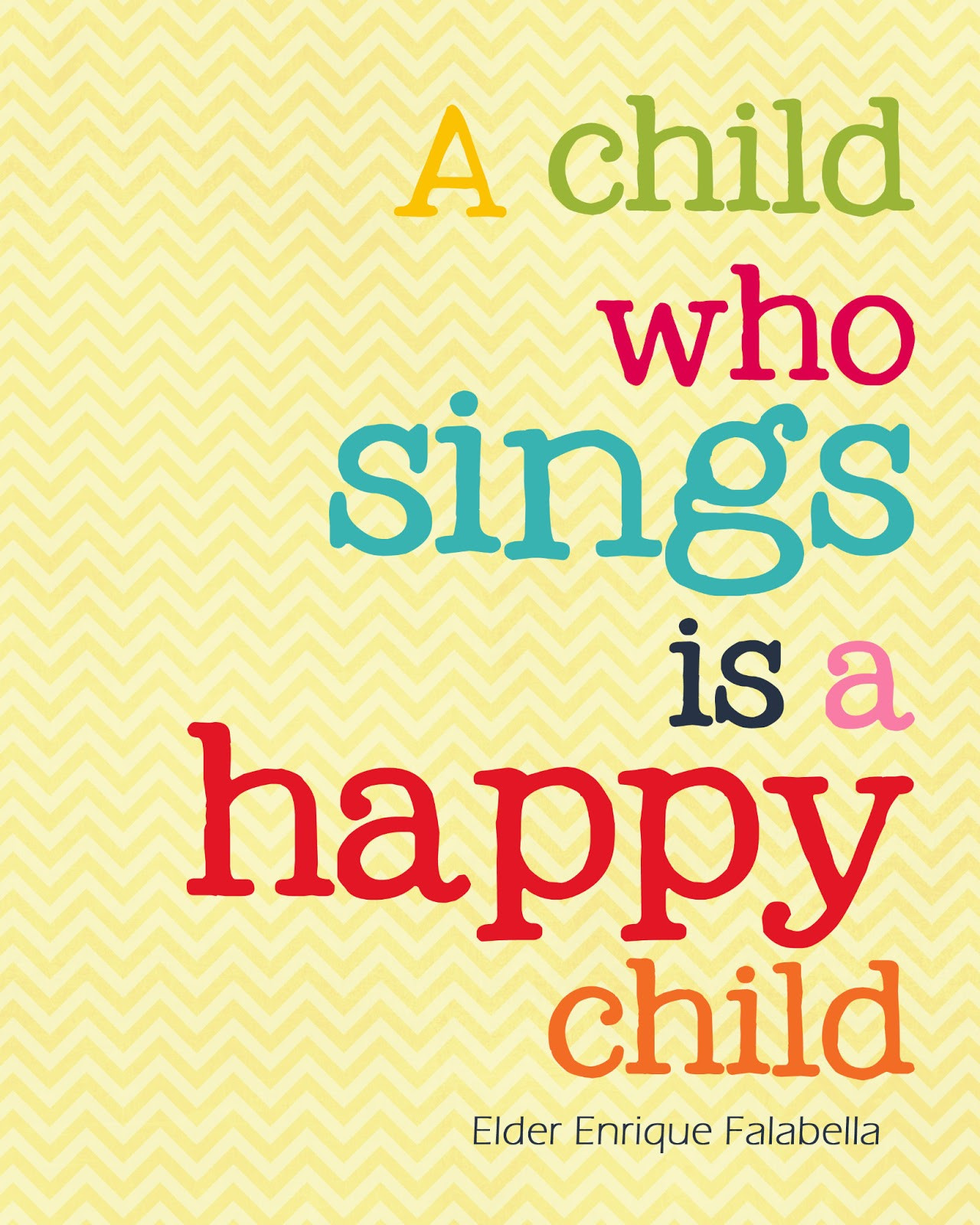 Music Quotes For Children
 A Pocket full of LDS prints Free Quote Printables 183