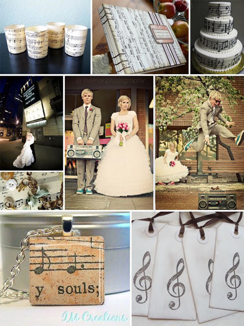 Music Themed Wedding Favors
 Music Themed Wedding Details
