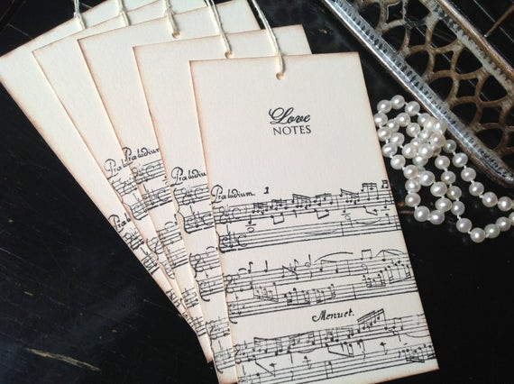Music Themed Wedding Favors
 Music wish tags music themed favors musical wedding