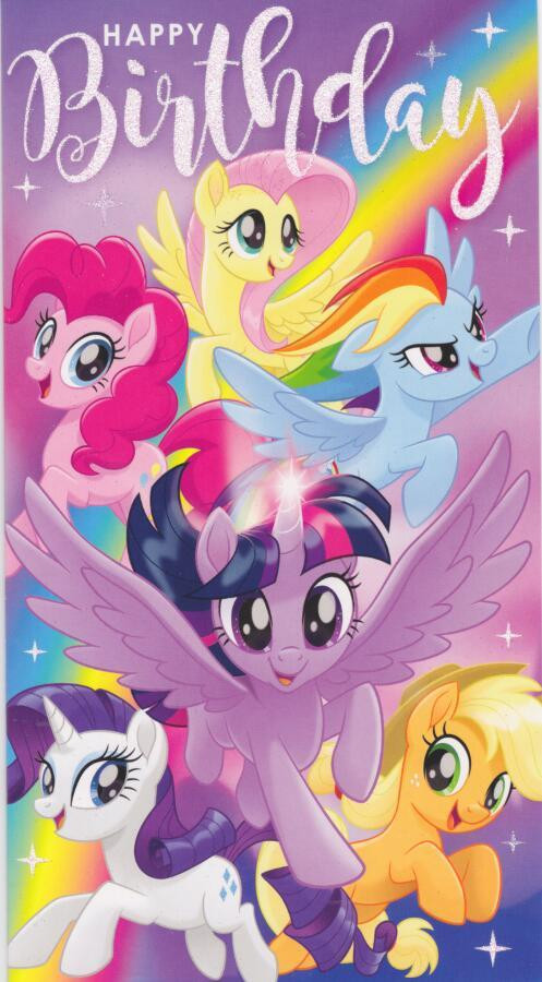 My Little Pony Birthday Card
 My Little Pony Birthday Card Glitter CardSpark