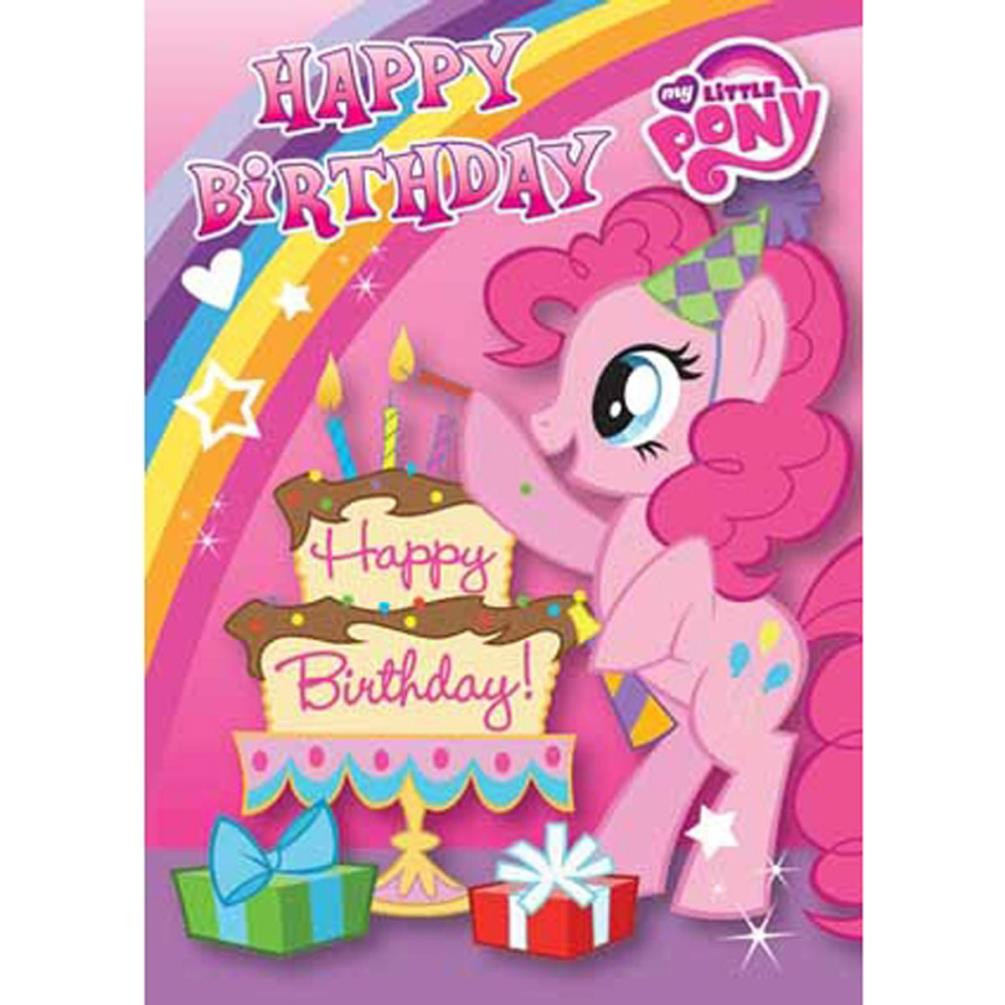 My Little Pony Birthday Card
 My Little Pony Happy Birthday Card MP020 Character Brands