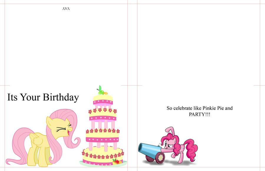My Little Pony Birthday Card
 My Little Pony Birthday Card by moonprincessluna on DeviantArt